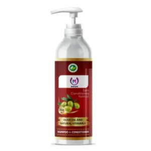 olive oil and natural vitamin E shampoo and conditioner