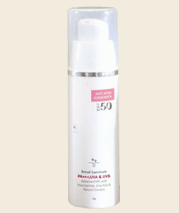 Spf 50 Anti Acne Sunscreen Gel