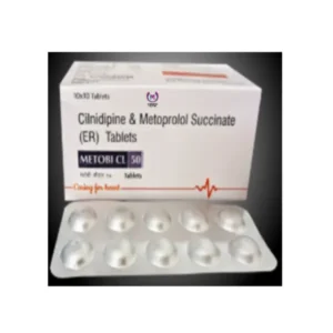 25/50mg Metoprolol Succinate + 10mg Cilnidipine- ( Film coated Bi-layered) Tablet