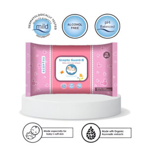Scepto Guard-B Baby Skin Care Wipes