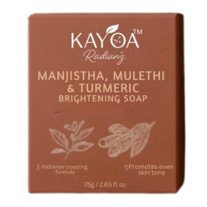 Manjistha, Mulethi & Turmeric Brightning Soap