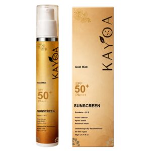 Mattle Gold Sunscreen Cream
