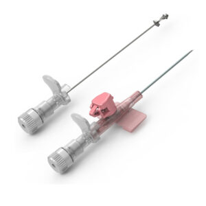 Metal Safety I.V Cannula With Injection Port & Wings